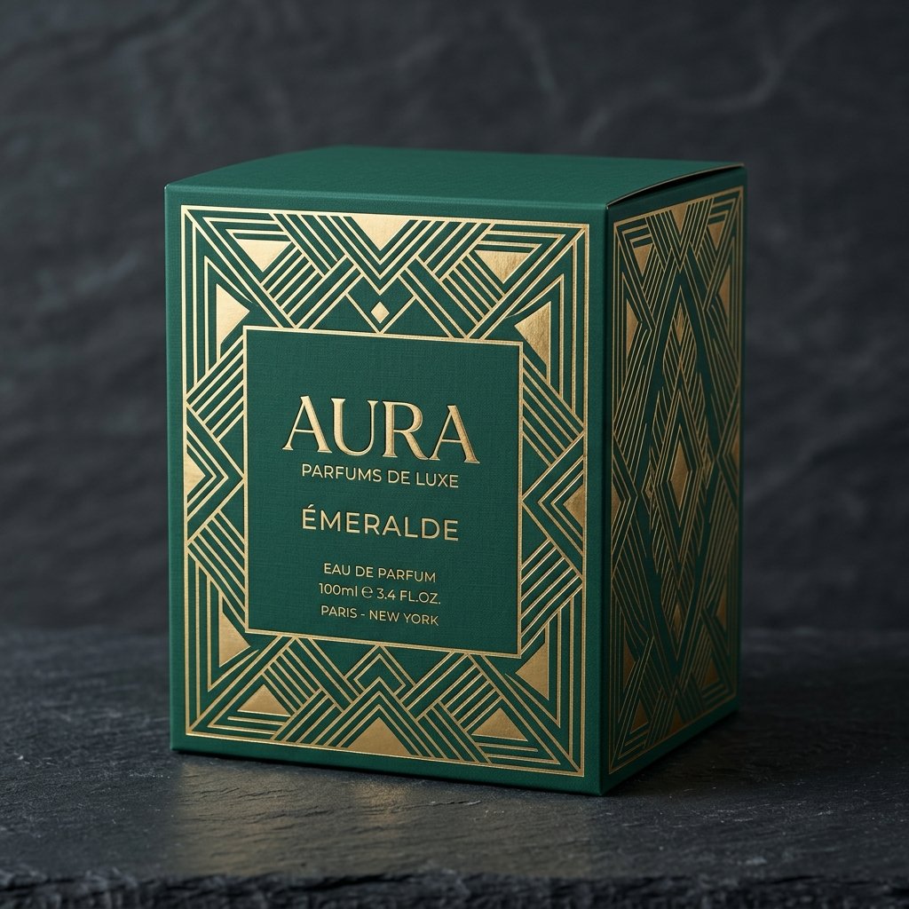 Perfume Luxury Rigid Box Mockup